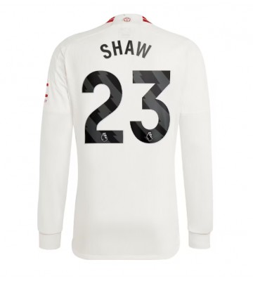 Maillot de foot Manchester United Luke Shaw #23 Troisième 2023-24 Manche Longue